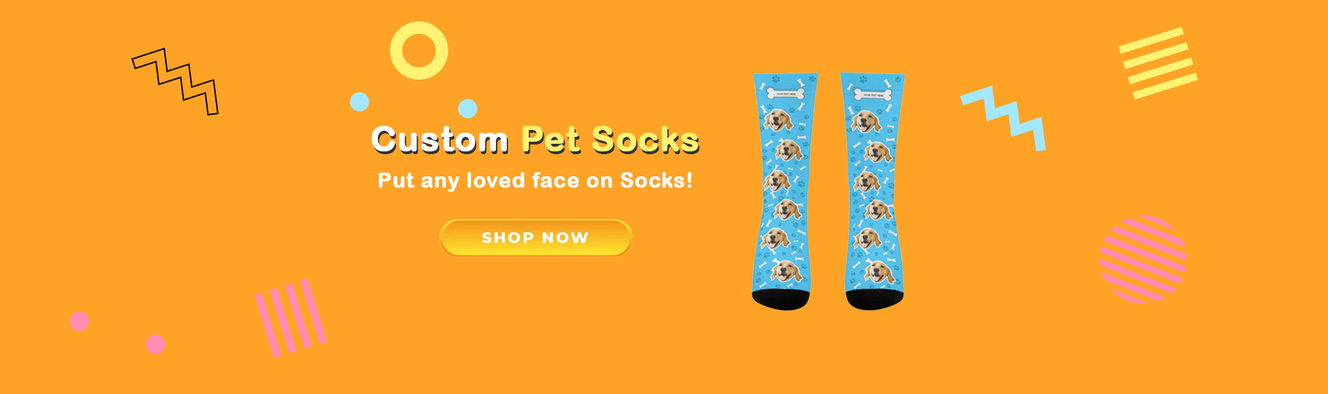 custom pet socks