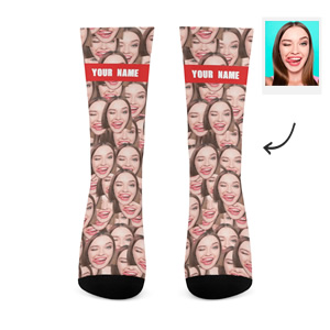 Custom Face Mash Socks